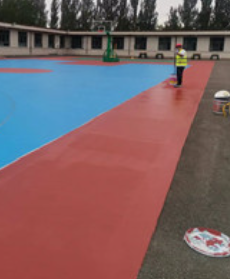 丰台旧篮球场地面改造翻新整改   